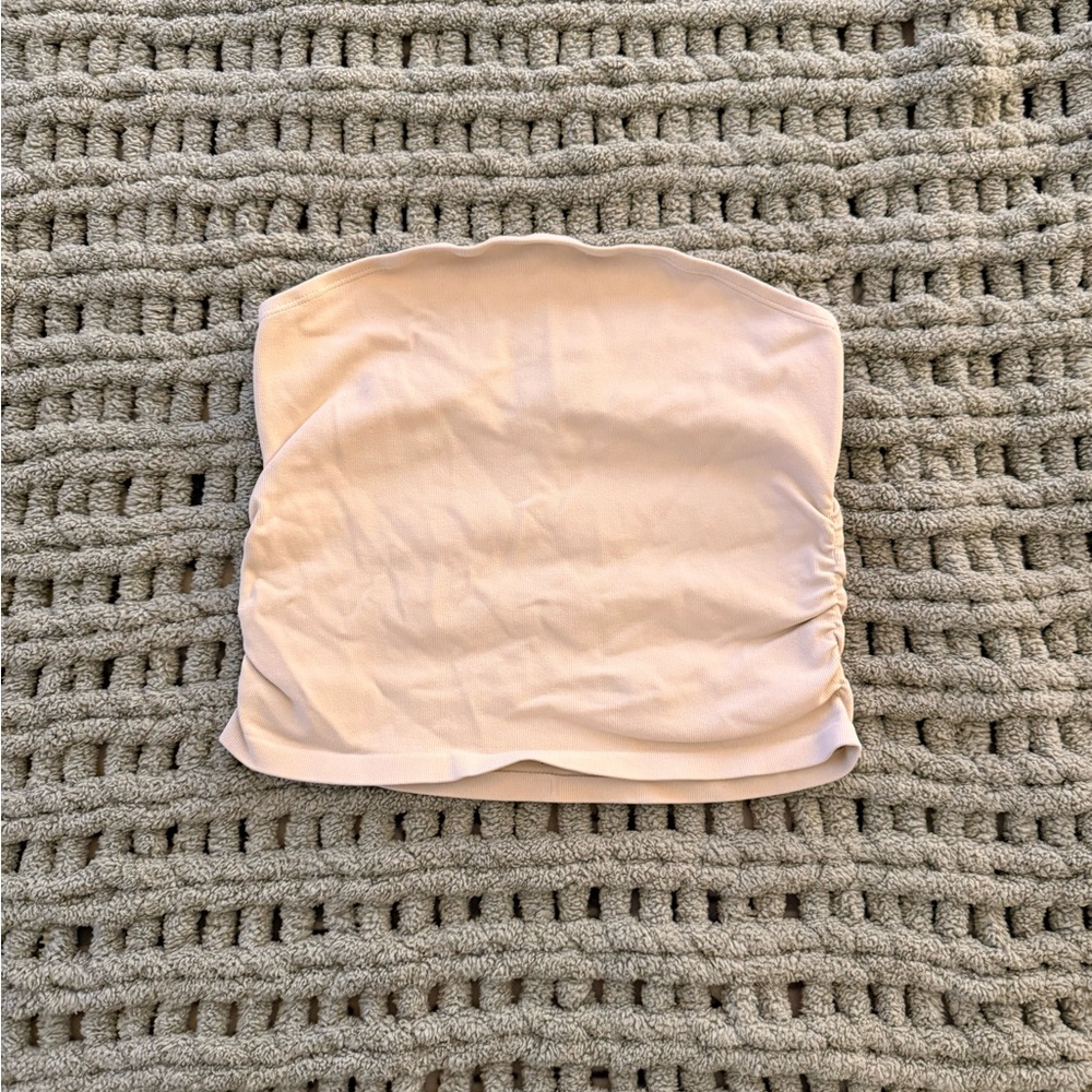 Elegant Cream Crop Top